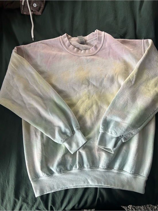 Gildan Tops - Gildan Pastel Tie-Dye Crewneck Sweatshirt - Pink, Yellow, Mint, Light Blue